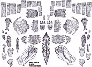 KING KONG TREX PAPER MODEL 42015a.png