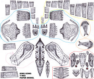 KING KONG TREX PAPER MODEL 42015a.png
