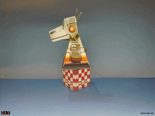 Super robot dog optical illusion GIF.gif