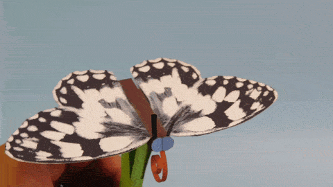 Push Rod Butterfly paper automata GIF.gif