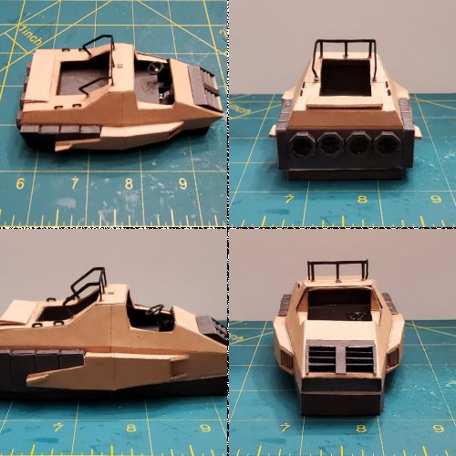Gold Hover Vehicle
