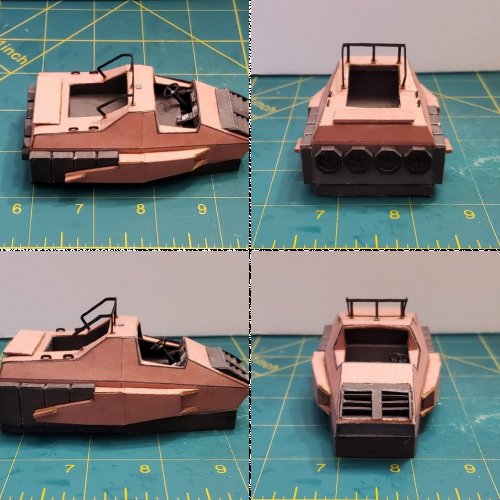 "GREETING FROM EARTH" (PARADEEN version 1) Hover Vehicle.