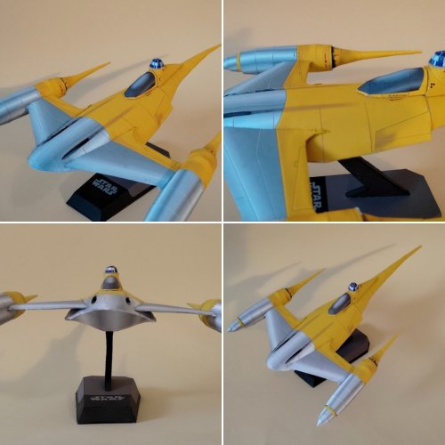 Star Wars Naboo N1 Starfighter - template by Julius Perdana
