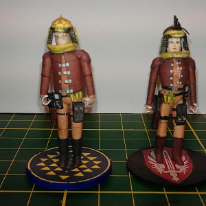 Colonial Warrior Viper Pilots (male & female)