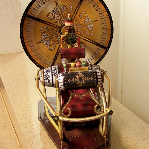 HG Wells - The Time Machine 1/12 Scale Paper Model