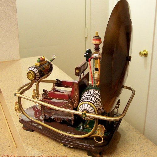 HG Wells - The Time Machine 1/12 Scale Paper Model