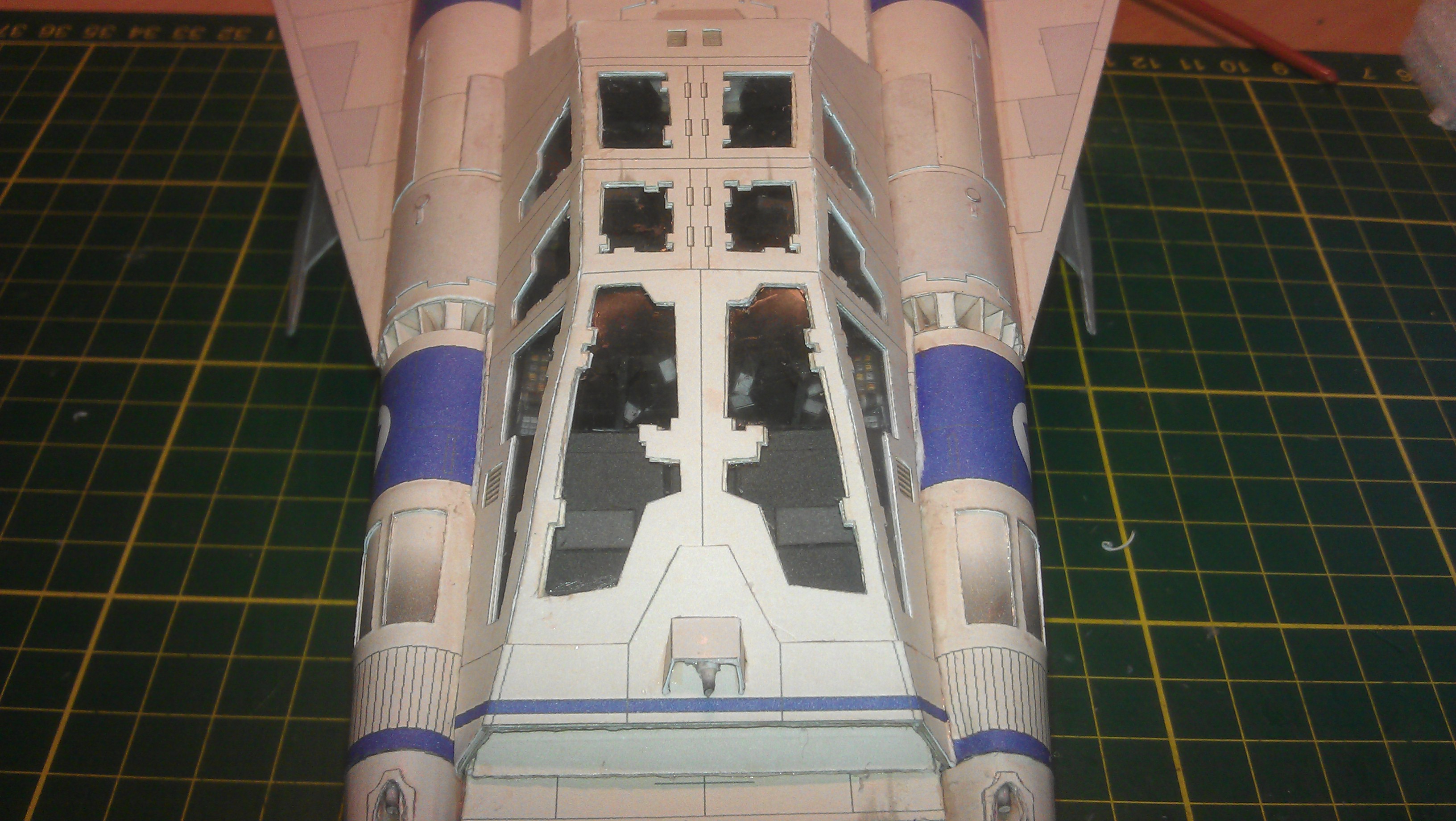 Buck Rogers Thunder Fighter QUAD (with Cockpit interior 2.0)