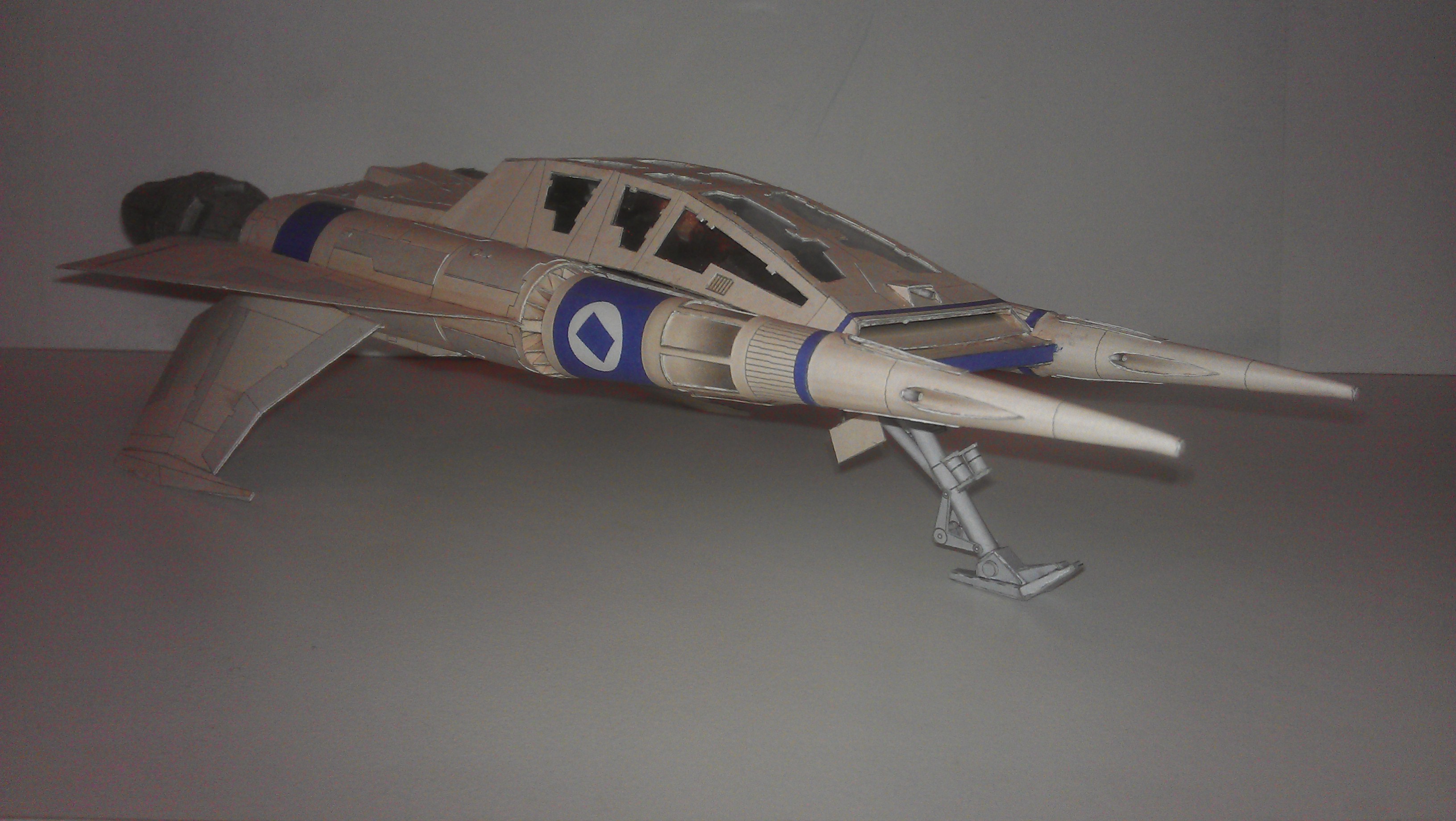 Buck Rogers Thunder Fighter QUAD (with Cockpit interior 2.0)