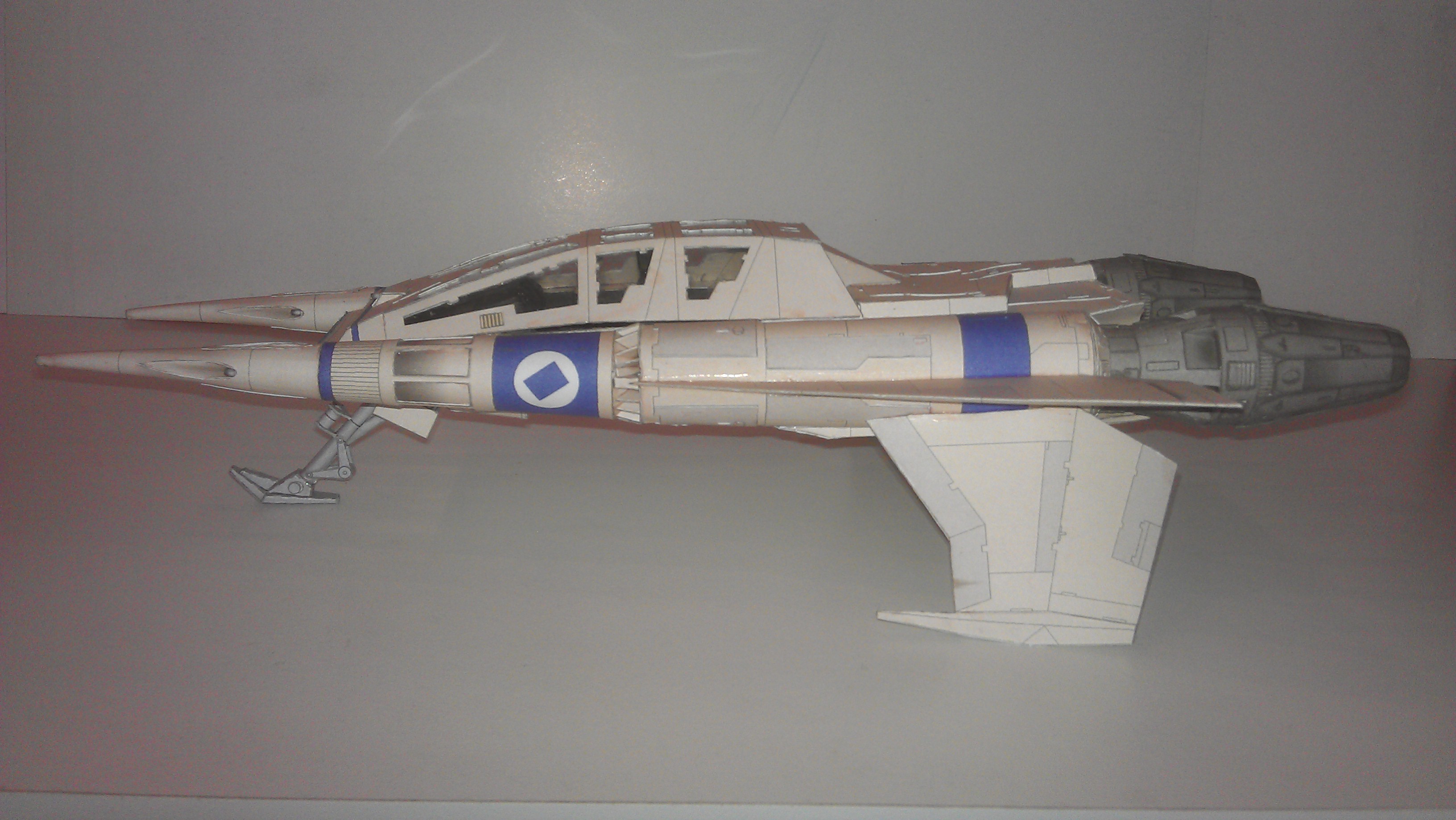Buck Rogers Thunder Fighter QUAD (with Cockpit interior 2.0)